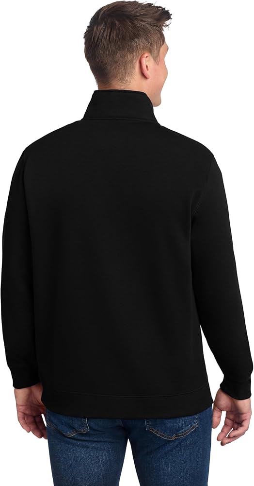 SPORT-TEK Unisex Quarter Zip Sweatshirt, Black, XS | Amazon.com